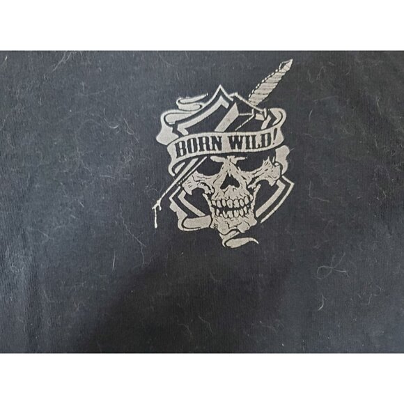 Vintage "Born Wild" Graphic Black T-Shirt With Eagle & "Spirit Of America" Desig - Picture 3 of 7